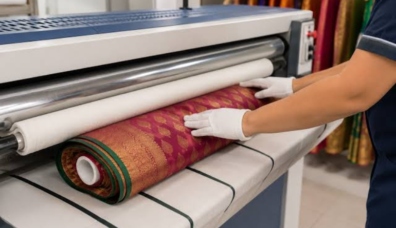 Saree Roll Press And Polish